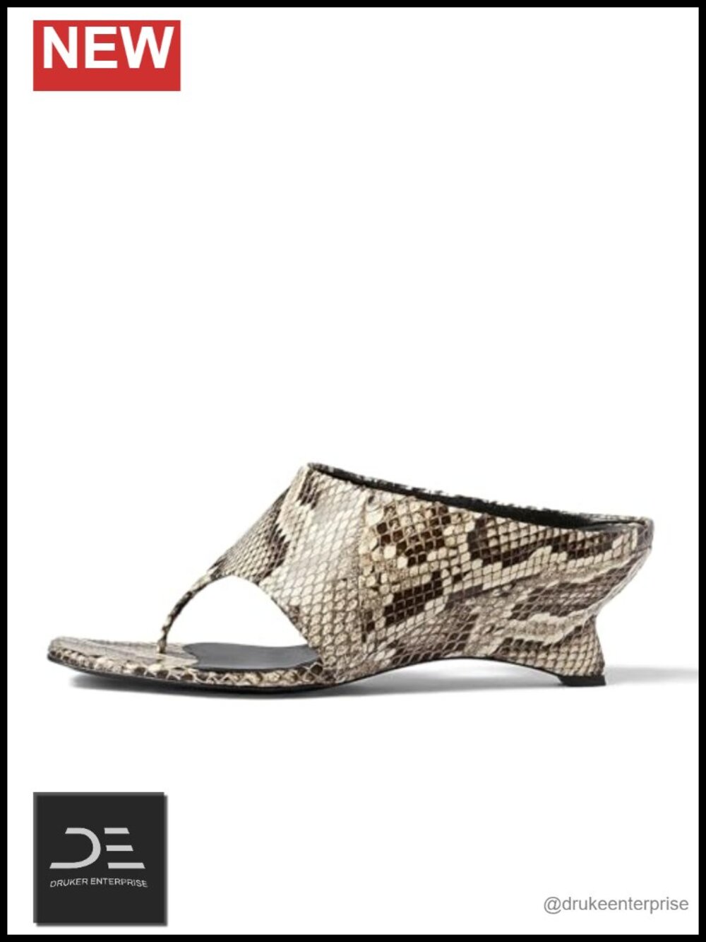 Wedge Heel Thong Sandals Square Open Toe Slip On Summer Dressy Casual Shoes